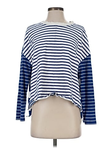 Madewell Easy Long-Sleeve Rugby Tee in Contrasting Stripe (view 1)