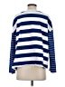 Madewell 100% Cotton Stripes Blue Pullover Sweater Size S - photo 2