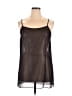 Halston Heritage 100% Polyester Black Sleeveless Blouse Size XL - photo 1