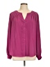 Ro & De 100% Polyester Purple Long Sleeve Blouse Size L - photo 1