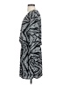 Three Eighty Two 100% Polyester Print Silver Casual Dress Size S - photo 5