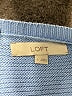 Ann Taylor LOFT 100% Cotton Blue Pullover Sweater Size S - photo 7