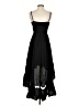 Main Strip 100% Rayon Black Cocktail Dress Size S - photo 2