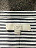 Ann Taylor LOFT 100% Rayon Stripes Black Long Sleeve Blouse Size M - photo 7