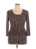 Connected Apparel Brown Casual Dress Size 16 - photo 1