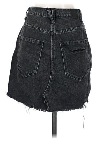 We the Free Denim Skirt (view 2)