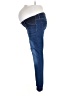 S.O.N.G. Solid Blue Jeans Size Lg Maternity - photo 5