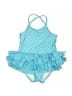 Circo Polka Dots Blue One Piece Swimsuit Size 2T - photo 1