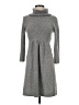 J.Crew Solid Gray Casual Dress Size S - photo 1