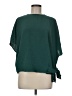 Unbranded 100% Polyester Teal Short Sleeve Blouse Size M - photo 1