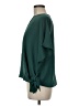 Unbranded 100% Polyester Teal Short Sleeve Blouse Size M - photo 5