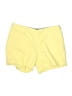 Natural Reflections 100% Cotton Solid Yellow Shorts Size 10 - photo 1