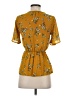 Sienna Yellow Short Sleeve Blouse Size XS - photo 2