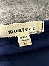 Monteau Solid Blue Casual Dress Size L - photo 7