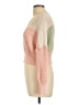 Debut 100% Polyester Color Block Pink Pullover Sweater Size L - photo 5