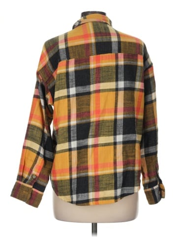 American Eagle Outfitters Long Sleeve Blouse (view 2)