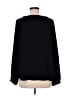 Ann Taylor LOFT 100% Polyester Black Long Sleeve Blouse Size M - photo 2