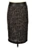 J. McLaughlin Tweed Brown Formal Skirt Size 8 - photo 1