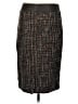 J. McLaughlin Tweed Brown Formal Skirt Size 8 - photo 2