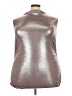 Maeve Metallic Silver Sleeveless Blouse Size 2X - photo 1