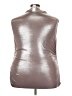 Maeve Metallic Silver Sleeveless Blouse Size 2X - photo 2