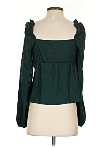 Topshop Long Sleeve Blouse (view 2)
