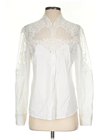White House Black Market Long Sleeve Blouse (view 1)