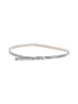 MICHAEL Michael Kors 100% Leather Silver Leather Belt Size L - photo 1