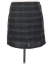 Hem & Thread Plaid Gray Casual Skirt Size M - photo 2