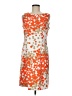Ronni Nicole Print Orange Cocktail Dress Size 8 - photo 1