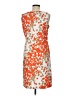 Ronni Nicole Print Orange Cocktail Dress Size 8 - photo 2