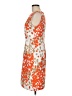 Ronni Nicole Print Orange Cocktail Dress Size 8 - photo 5