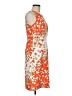 Ronni Nicole Print Orange Cocktail Dress Size 8 - photo 4