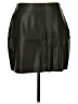 THML Black Faux Leather Skirt Size M - photo 1