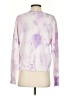 Fate 100% Cotton Tie-dye Purple Pullover Sweater Size S - photo 2