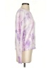 Fate 100% Cotton Tie-dye Purple Pullover Sweater Size S - photo 4