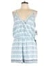 Charlie Jade 100% Polyester Argyle Blue Romper Size L - photo 1