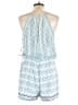 Charlie Jade 100% Polyester Argyle Blue Romper Size L - photo 2