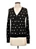 Theory Polka Dots Black Wool Cardigan Size S - photo 1