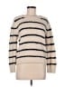 Vince. Stripes Ivory Pullover Sweater Size M - photo 1