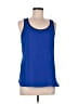 Express 100% Polyester Blue Sleeveless Top Size M - photo 1