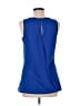 Express 100% Polyester Blue Sleeveless Top Size M - photo 2
