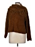 Michael Simon 100% Cotton Brown Turtleneck Sweater One size - photo 1
