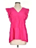 Umgee 100% Polyester Pink Sleeveless Blouse Size S - photo 1
