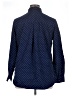 Lands' End Polka Dots Blue Long Sleeve Button-Down Shirt Size XL - photo 2