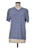 Assorted Brands Stripes Blue Short Sleeve T-Shirt Size M - photo 1