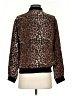 Johnny Was 100% Silk Animal Print Brown Jacket Size XS - photo 2