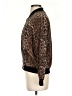 Johnny Was 100% Silk Animal Print Brown Jacket Size XS - photo 5