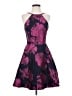 Xscape Floral Purple Cocktail Dress Size 4 - photo 1