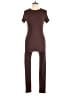 MATTE Collection 100% Cotton Brown Jumpsuit Size L - photo 1